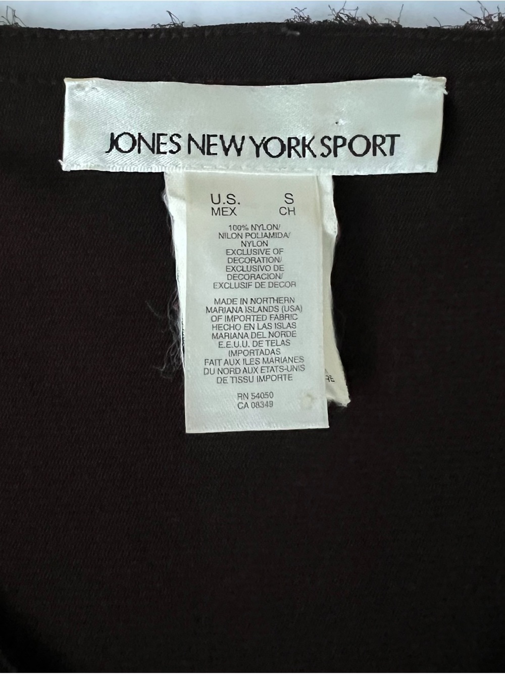 Jones New York Sport Beaded V-Neck Top - Picture 2 of 2